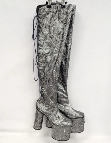 Mithridate silver embellished - silver,