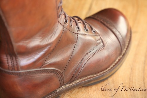 Usa army style brown brogue - style,
