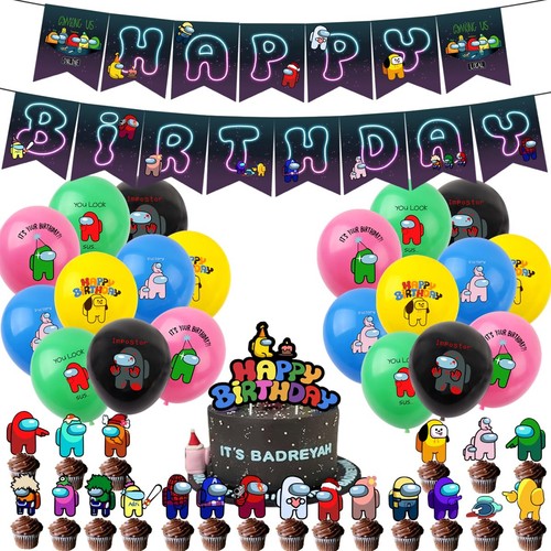 Among game birthday - among, us