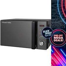 Russell Hobbs NEW RHM2076B 800W 20L Compact Digital Control Solo Microwave Oven