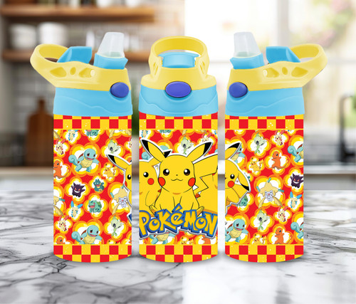 Pokemon 12oz flip - pokemon,