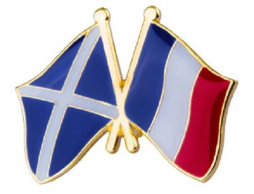 Scotland france badge - badge, pin