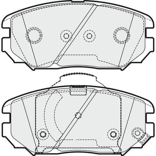 Brake pads set for hyundai - brake,