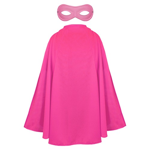 Pink cape and mask - pink,