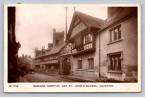Postcard coventry bablake - -,