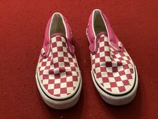 Vans Pink Checkerboard Slip