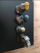 4 Figurines From The Country Bird Collection By Andy Pearce