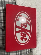 Vintage 1989 Kit Kat Tin Collectable Retro 27x20x5cm Rowntree Mackintosh (W)