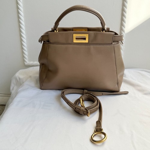 Fendi top handle bag peekaboo - bag,