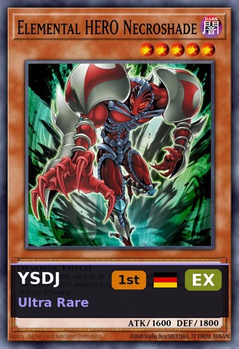 Elemental hero necroshade - hero,