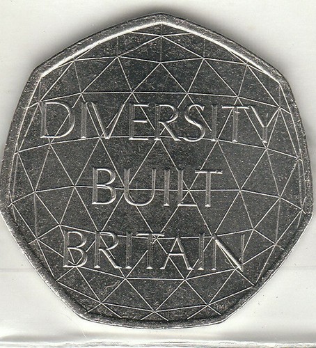 Diversity built britain - britain, 50p