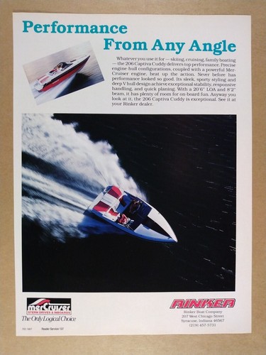 1989 rinker 206 captiva cuddy - 1989,