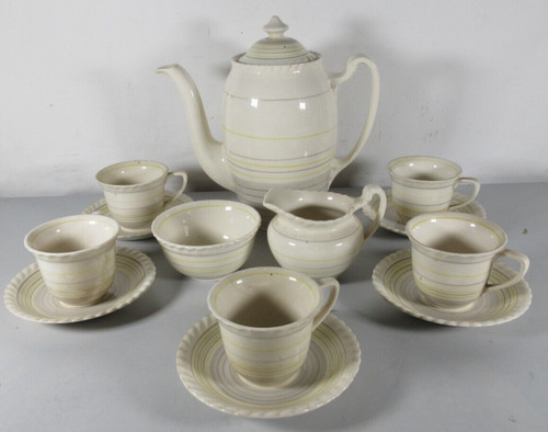 Gray pottery art deco coffee - gray's,