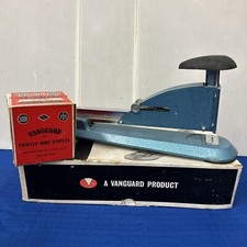 Vanguard Number No. 6 Stapler Stapling Press + 5/8 Pointed Staples England
