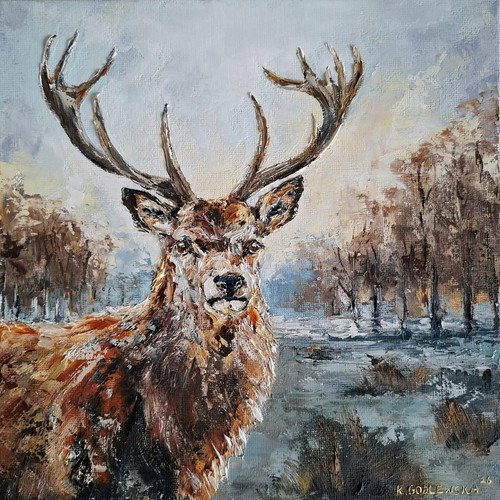 Deer portrait fine art - fine,