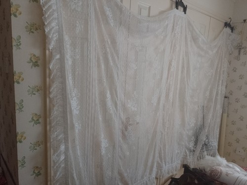 Vintage net curtain - vintage, 3