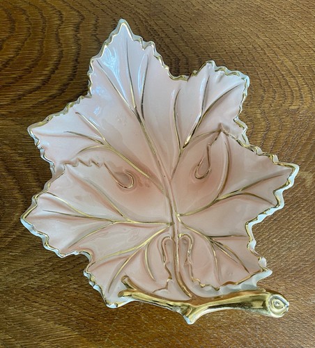 Ceramic blush and gold - gold, maple