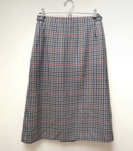 Daks woven wool check - , skirt