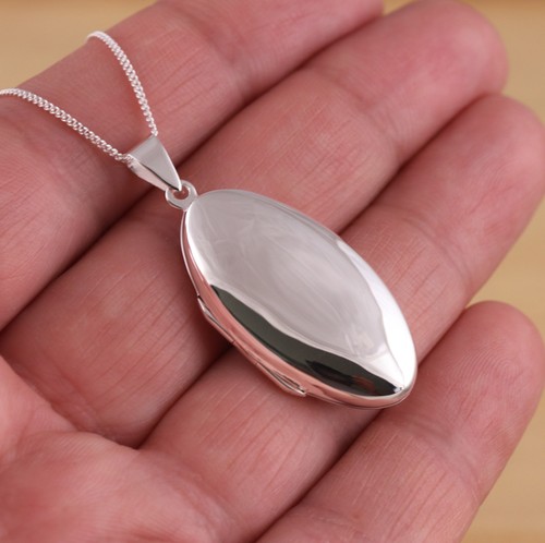 925 sterling silver large oval - 925,