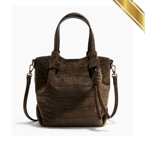 Napped finish crossbody - napped,