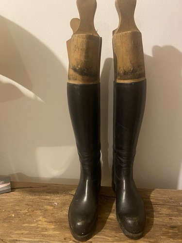 Vintage leather officer black - vintage,