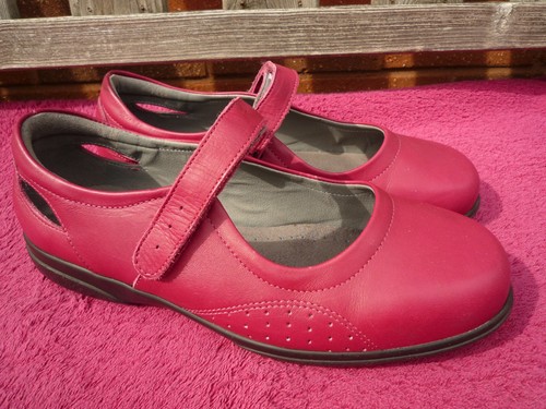 Cosyfeet red leather extra - leather,