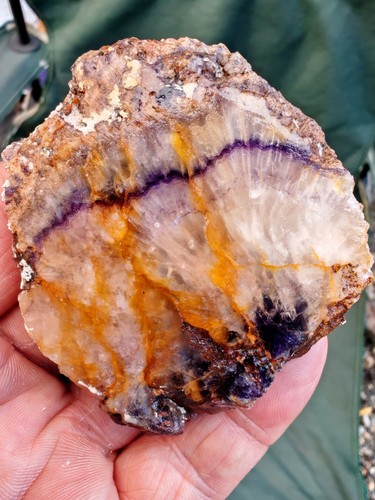 Blue john fluorite - john, freeform
