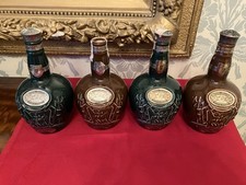 4 SPODE CHIVAS BROTHERS LIQUOR BOTTLES - ALL EMPTY - 1 MISSING STOPPER