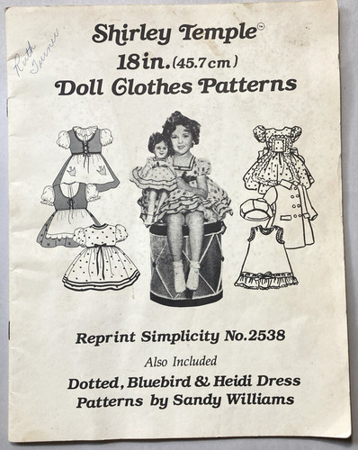 Shirley temple doll - 18",