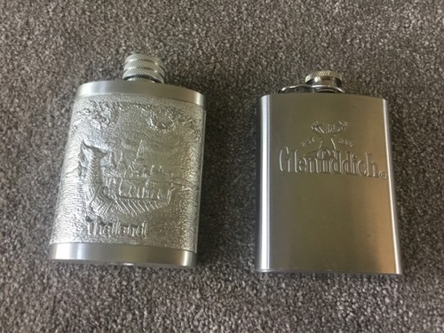 Glenfiddich hip flask - glenfiddich,