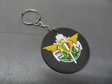 Original  Italian " F I M " - " elf " Motorcycle /Scooter Black Rubber Key Ring