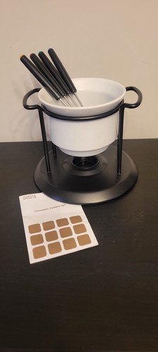 Chocolate fondue set - fondue, /