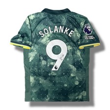 Signed DOM SOLANKE Tottenham Hotspur / Spurs 24/25 Football Third Shirt - COA