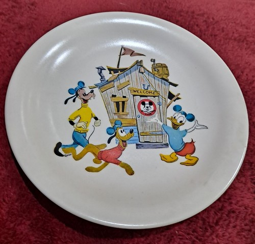 Vintage disney melamine - disney, 7"