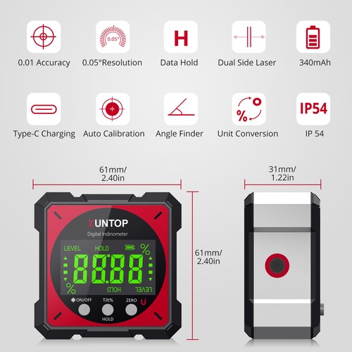 Usb digital angle finder - digital,