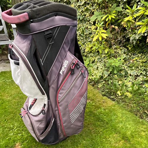 Ping traverse golf cart - cart, bag