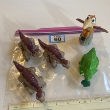 NP060 Burger King Land Before Time Collectable Dinosaur Toys Wind Up 6pcs