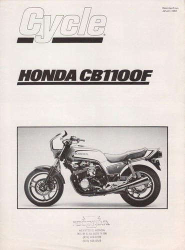 Honda cb1100f road - cb1100f, test