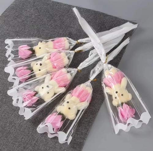 12x artificial single rose bud - 12x,