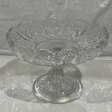 Antique Pressed Glass Comport