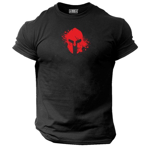 Blood spartan helmet shirt - spartan, t