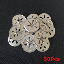 50Pcs fit for VW Undertray Heat Shield Metal Spring Washer Exhaust Fixing Clip