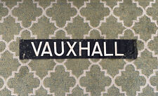 RARE 1940’s ORIGINAL LONDON TRANSPORT TRAM DESTINATION BLIND “VAUXHALL”