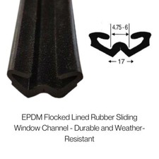 SMALL FLOCKED LINED RUBBER