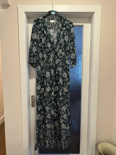 Floral dress apricot dark - dress,