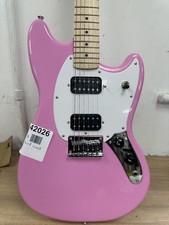 Squier by Fender Sonic Mustang® HH Electric Guitar, Maple Fingerboard, White Pic