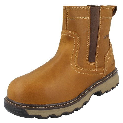 Mens caterpillar leather pull - mens,