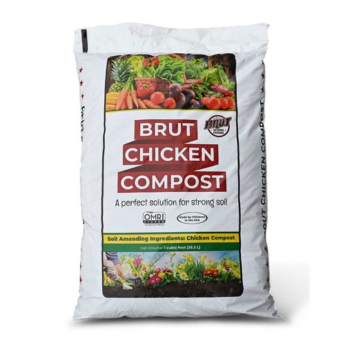 Brut organic chicken - organic, compost