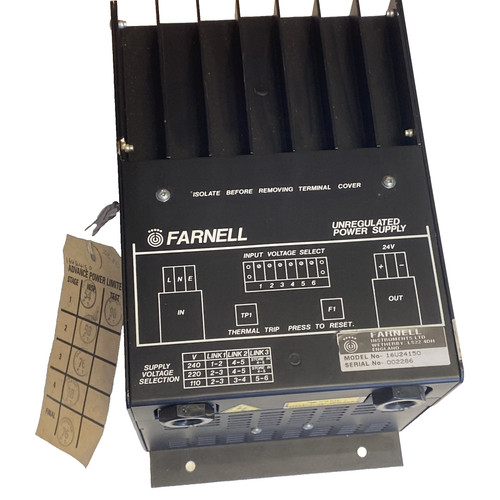 Farnell 16u24150 unregulated - farnell,