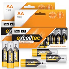 20 Pack Excelltec AA / AAA
